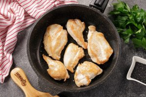 Бездрожжевой пирог с курицей