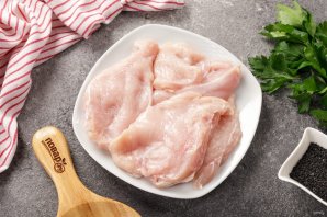 Бездрожжевой пирог с курицей
