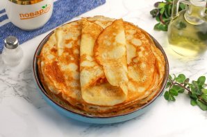 Блины с изюмом