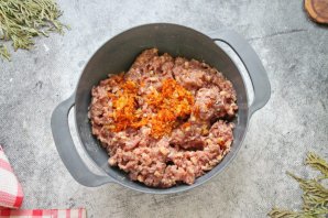 Котлеты из перловки с фаршем