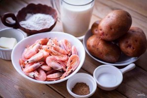Ньокки с креветками