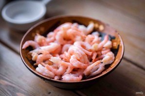 Ньокки с креветками