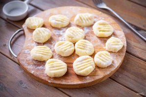 Ньокки с креветками