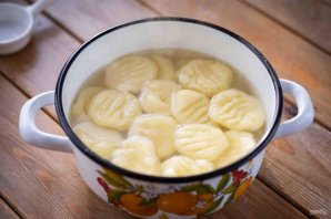 Ньокки с креветками