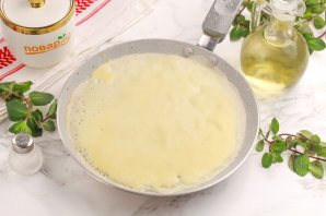 Обычные блины на молоке