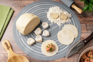 Пельмени с рыбой