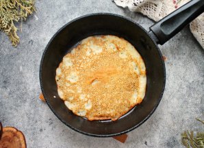 Заварные блины на кефире и кипятке