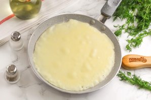 Блины с форелью