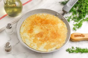Блины с форелью