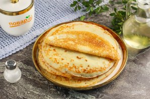 Блины с маком