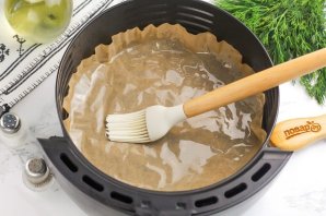 Мясо по-французски в аэрогриле