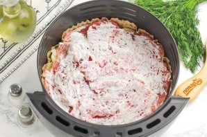 Мясо по-французски в аэрогриле