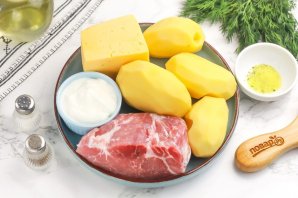 Мясо по-французски в аэрогриле