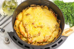 Мясо по-французски в аэрогриле