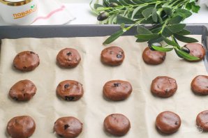 Шоколадное печенье с чернм?сливом