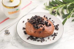 Шоколадное печенье с черносливом