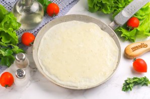 Блинчики с сыром? и беконом