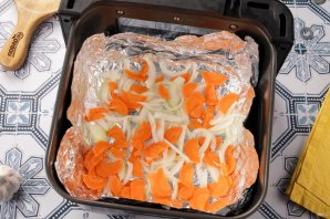 Курица с картошкой в аэрогриле