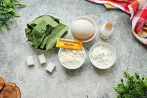 Шарлотка с щавелем