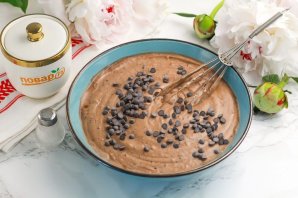 Шоколадные маффины с шоколм?дной крошкой