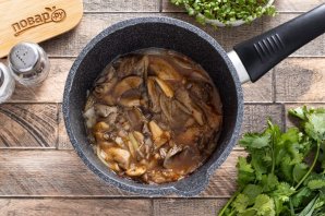 Чакапули из грибом?