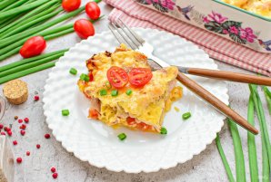 Мясо по-французски с курицей Мясо по-французски с курицей