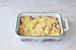 Мясо по-французски с курицей Мясо по-французски с курицей