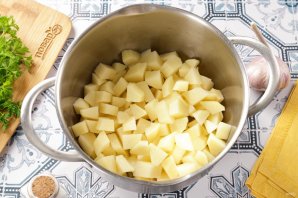 Куриным? суп с рисом
