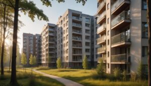 Квартиры у леса в новом жилом комплексе в Московской области