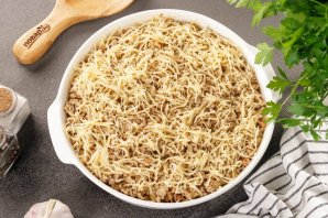 Макароны с фаршем в духовке