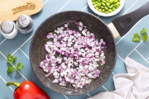 Паста орзо с овощами