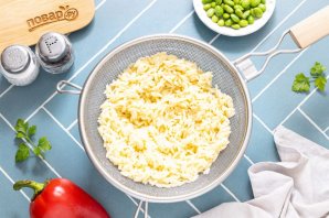 Паста орзо с овощами