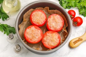 Помидоры, фаршированные фаршем