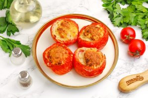 Помидоры, фаршированные фаршем