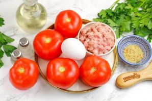 Помидоры, фаршированные фаршем
