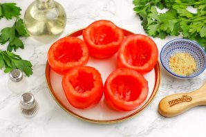 Помидоры, фаршированные фаршем