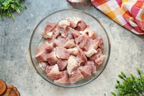 Свинина в микроволновке