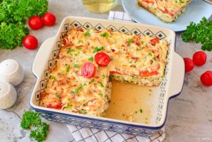 Запеканка из фарша индейки