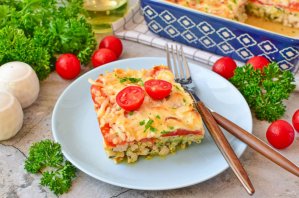 Запеканка из фарша индейки