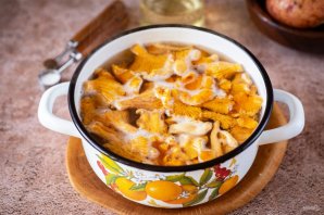 Картошка с лисичками в мультиварке