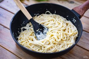 Паста с лимоном и сливками